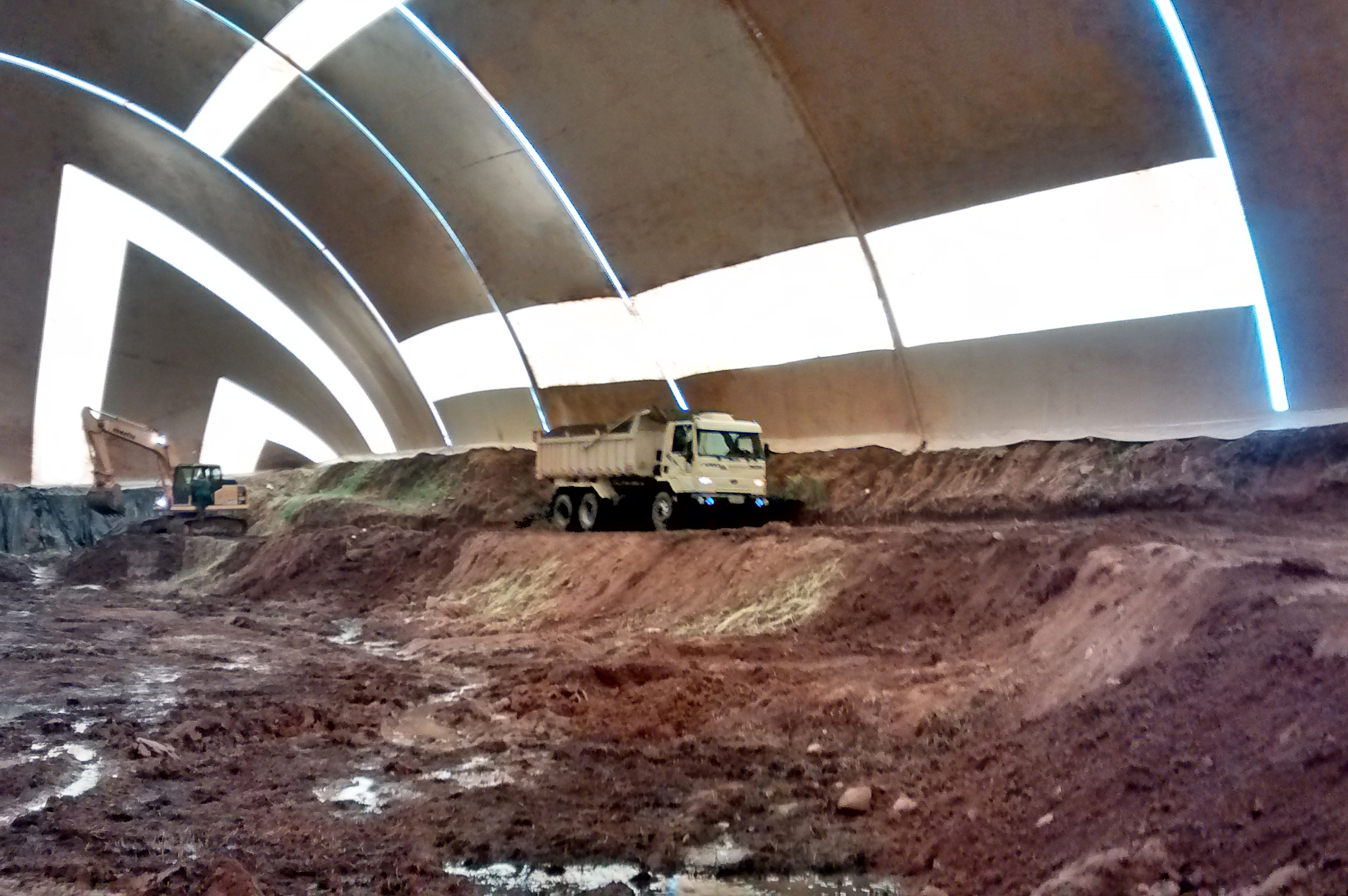 tenda inflavel cobertura temporaria protecao obras